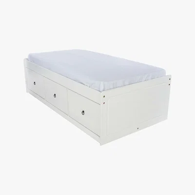 Dunelm Corona Whitewash Cabin Bed White