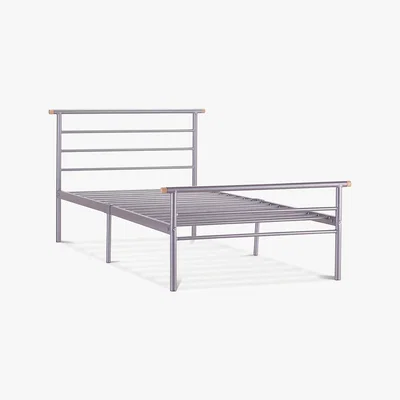 Dunelm Orion Bedstead Silver