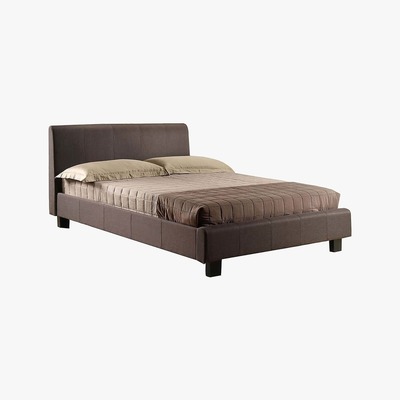 Dunelm Hamburg Upholstered Bed Frame Brown
