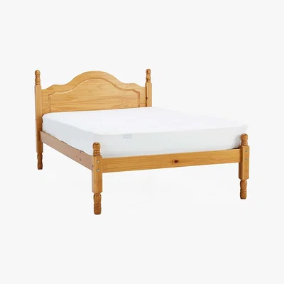 Dunelm Sol Bed Frame Small Double Brown