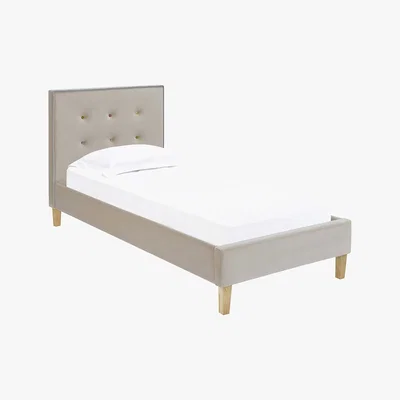 Dunelm Camden Fabric Bed Frame Beige