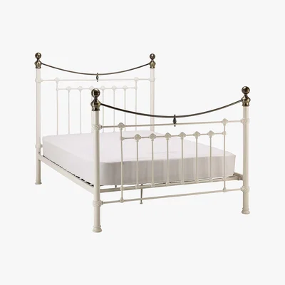 Dunelm Evie White Bedstead White