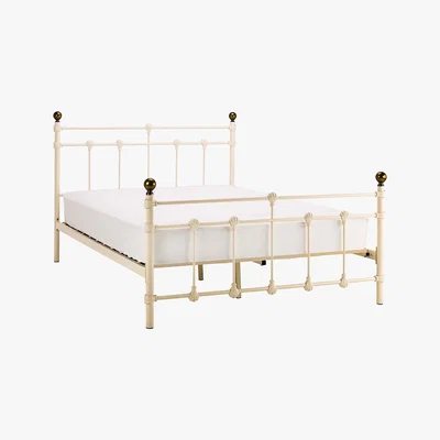 Dunelm Atlas Cream Bedstead Cream