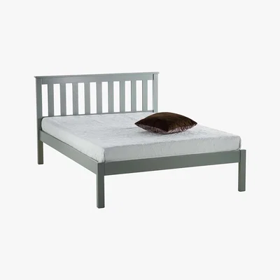Dunelm Denver Low End Bed Frame Grey