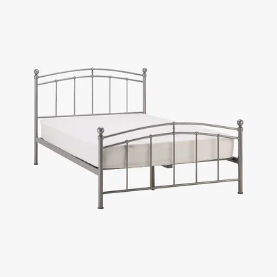Dunelm Renishaw Silver Bedstead Silver