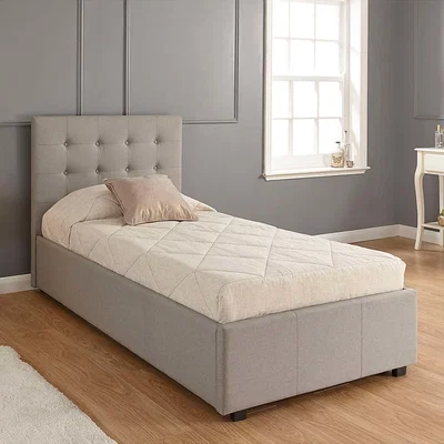 Dunelm Regal Ottoman Grey Bedstead Grey