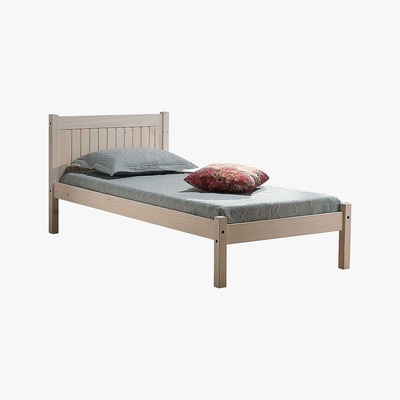 Dunelm Rio Whitewash Bedstead White