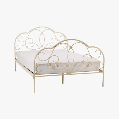 Dunelm Arabella White Bedstead White