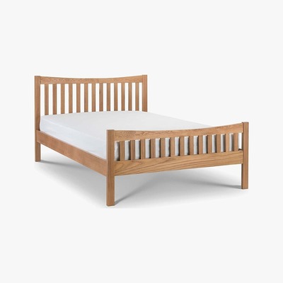 Dunelm Bergamo Solid Oak Bedstead Natural