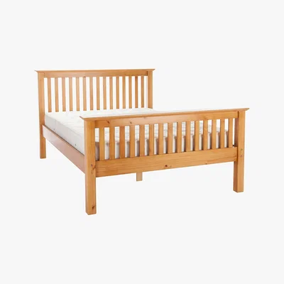 Dunelm Barcelona High Foot Bedstead Natural