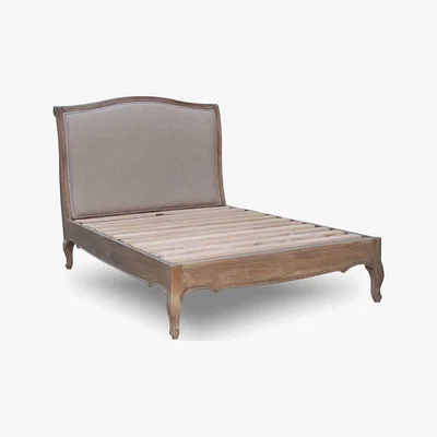 Dunelm Amelie Upholstered Bedstead Brown