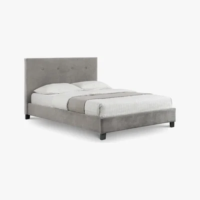 Dunelm Shoreditch Fabric Bed Frame Grey