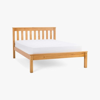 Dunelm Denver Low End Bed Frame Natural