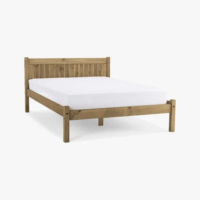 Dunelm Maya Single Bed Frame Brown