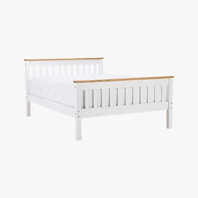 Dunelm Devon White Bedstead White