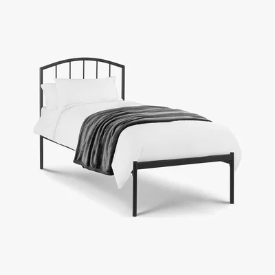 Dunelm Onyx Metal Bed Frame Black