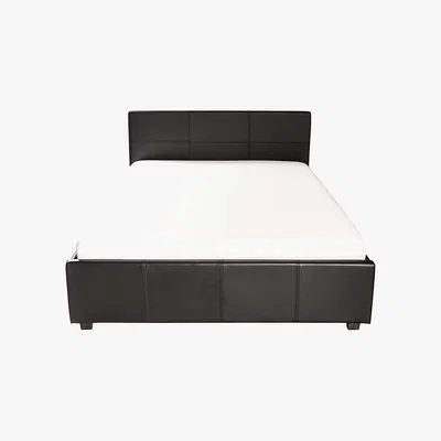 Dunelm Seattle Brown Ottoman Bedframe Brown