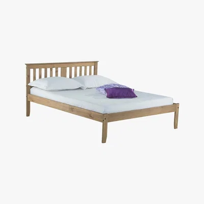 Dunelm Salvador Pine Wooden Bed Frame Pine