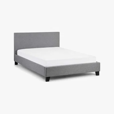 Dunelm Rialto Fabric Bed Grey
