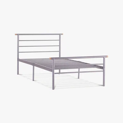Dunelm Orion Bedstead Silver