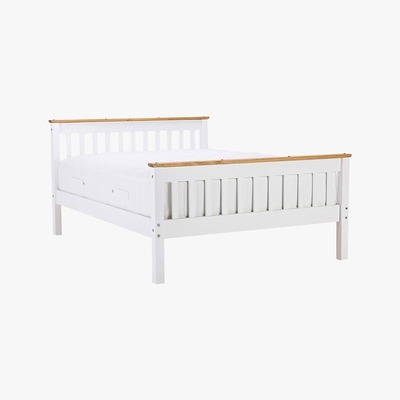 Dunelm Devon White Bedstead White