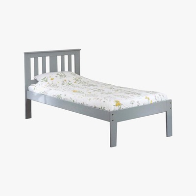 Dunelm Kingston Grey Pine Bed Frame Grey