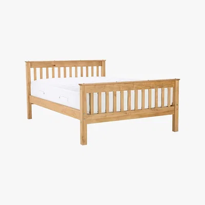 Dunelm Somerset Natural Bedstead Natural