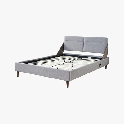 Dunelm Reclina Smart Bed Frame Grey