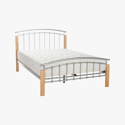 Dunelm Aztec Bedstead Silver