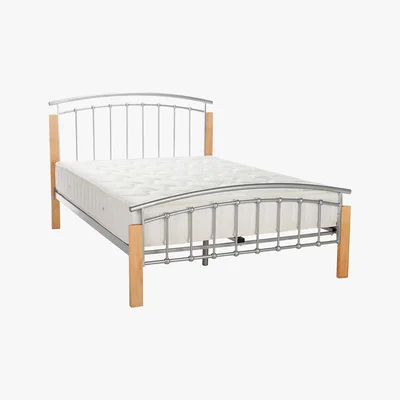 Dunelm Aztec Bedstead Silver