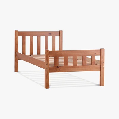 Dunelm Carlow Wooden Bedstead Natural