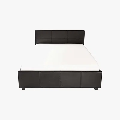 Dunelm Seattle Black Ottoman Bedstead Black