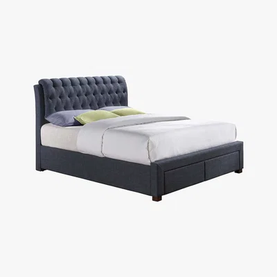Dunelm Charlotte Charcoal Bedstead Charcoal