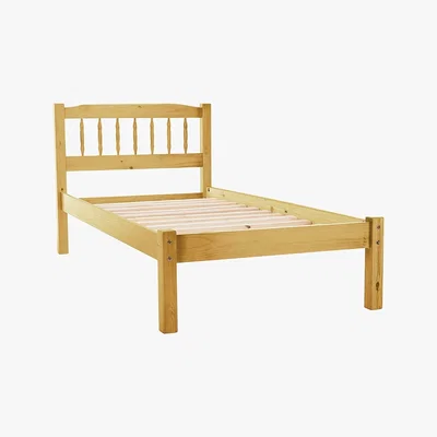 Dunelm Santos Antique Pine Bedstead Natural