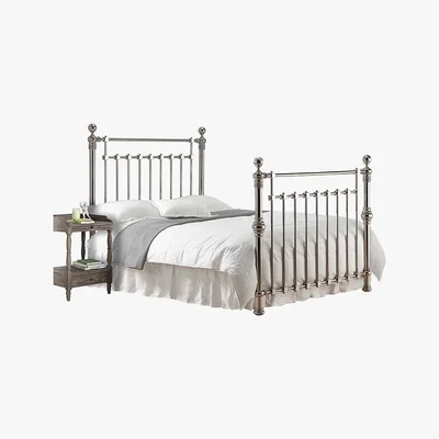 Dunelm Edward Chrome Bedstead Chrome