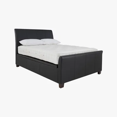 Furniture Village Liberty Ottoman Bed Frame - Super King - Black - By Furniture Village