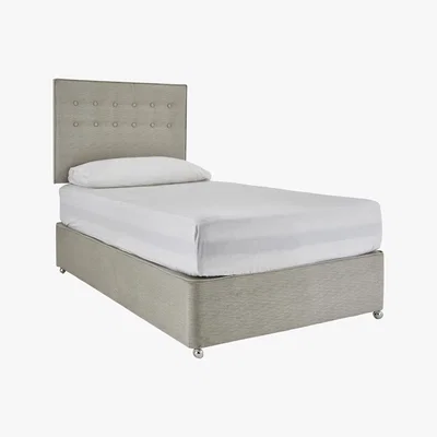 Furniture Village Mi Bed - Cargo Divan Base - Single - Beige