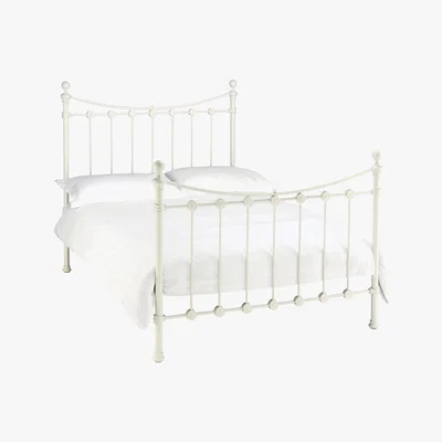 Furniture Village Alice Bed Frame - Double - White - By Furniture Village