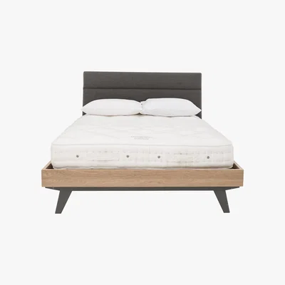 Furniture Village Elara Bed Frame - Double - Grey - By Furniture Village