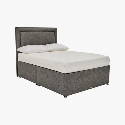 Furniture Village Solutions Side Lift Ottoman Bed Frame - Double - Grey - By Furniture Village