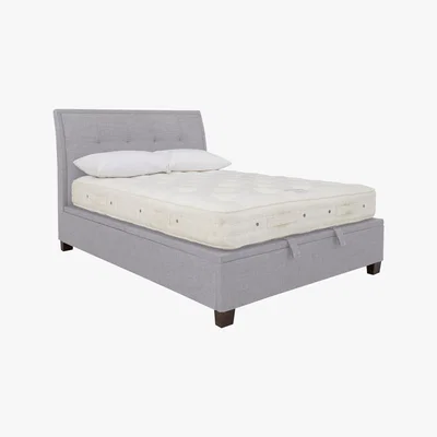 Furniture Village Miles Ottoman Bed Frame - King Size - Grey