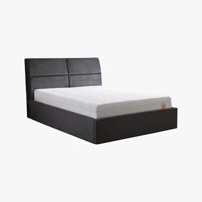 Furniture Village Tempur - Grafton Ottoman Bed Frame - King Size - Grey