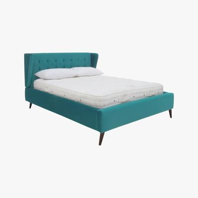 Furniture Village Bilbao Fabric Bed Frame - Super King - Teal