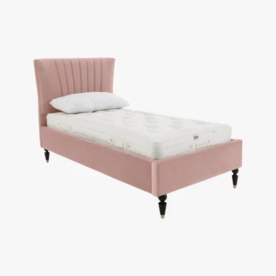 Furniture Village Narla Velvet Bed Frame - Single