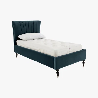 Furniture Village Narla Velvet Bed Frame - Single