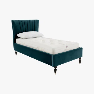 Furniture Village Narla Velvet Bed Frame - Single