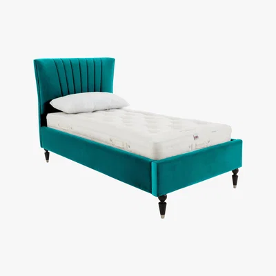 Furniture Village Narla Velvet Bed Frame - Single