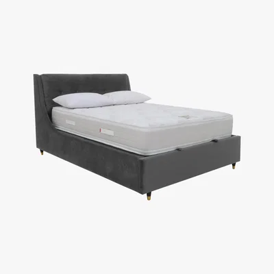 Furniture Village Javier Ottoman Bed Frame - Super King - Grey