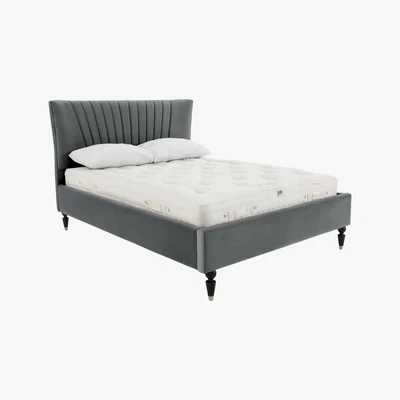 Furniture Village Narla Velvet Bed Frame - King Size