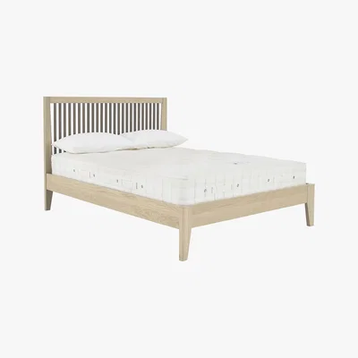 Furniture Village Durrell Bed Frame - Double - Brown - By Furniture Village